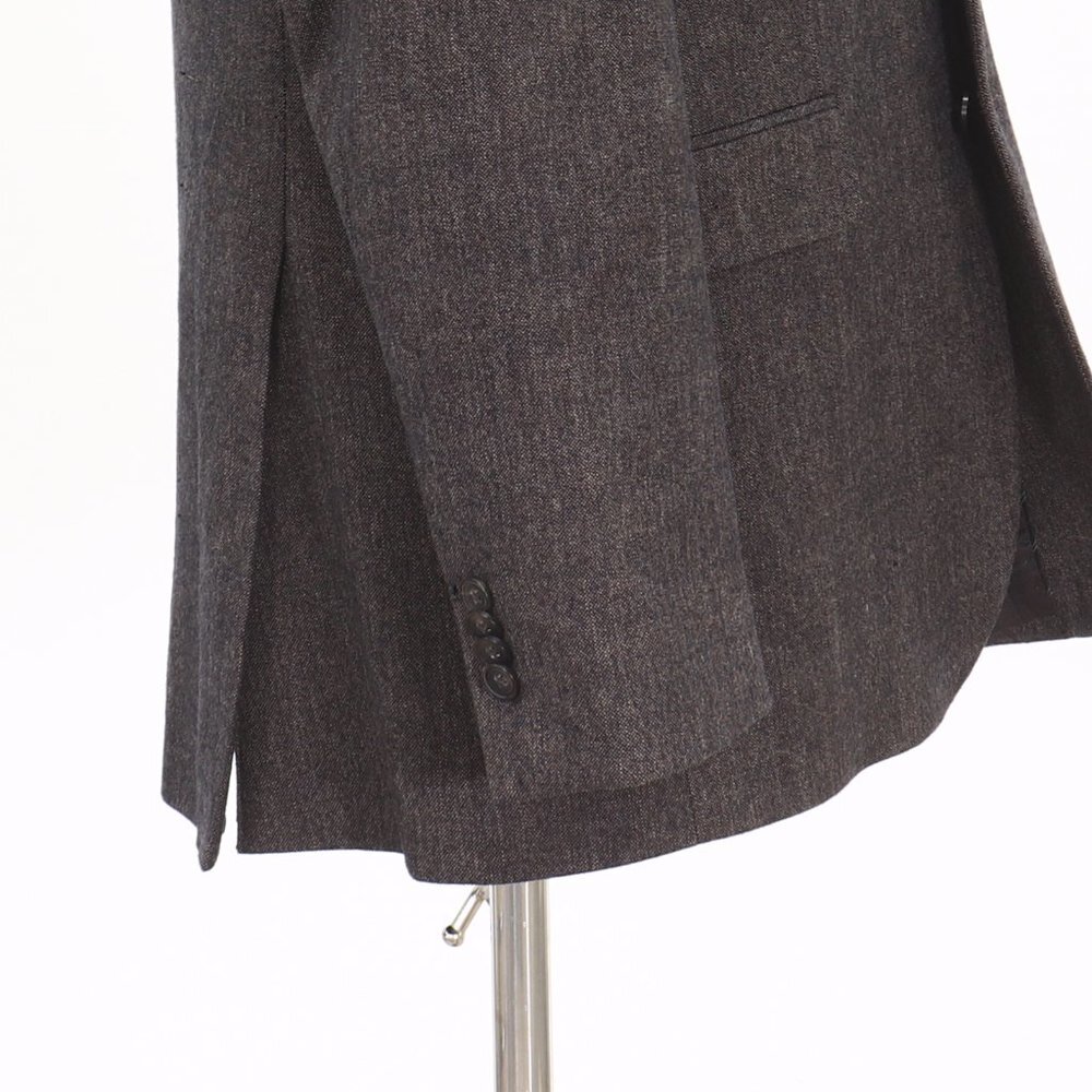 Kenneth Cole 42L Brown Solid 2-Button Sport Coat Blazer Jacket O156 - Picture 8 of 11